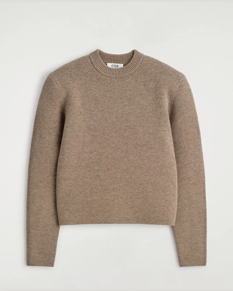 COS Pullover Aus Merinowolle Beige