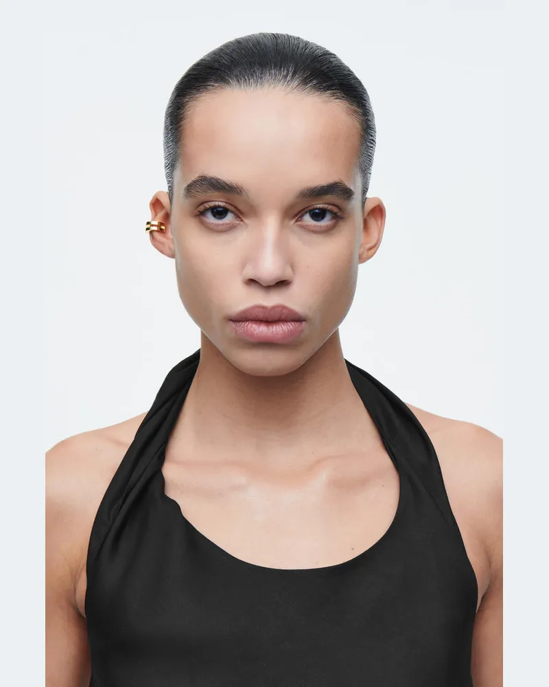 COS Mehrlagige Ohrklammer Goldfarben