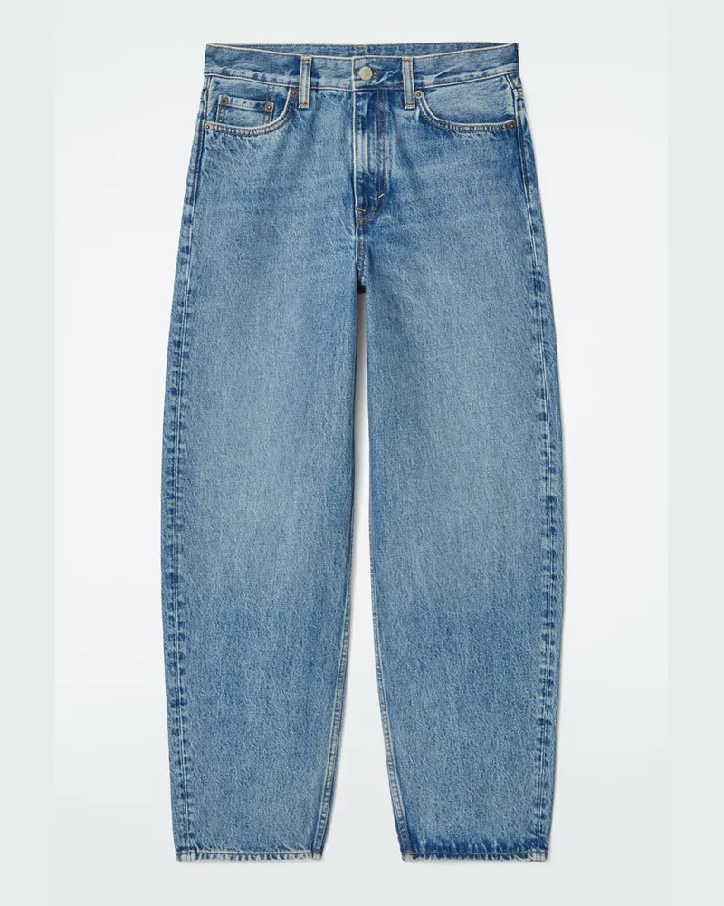 COS Arch Schmal Zulaufende Jeans Blau