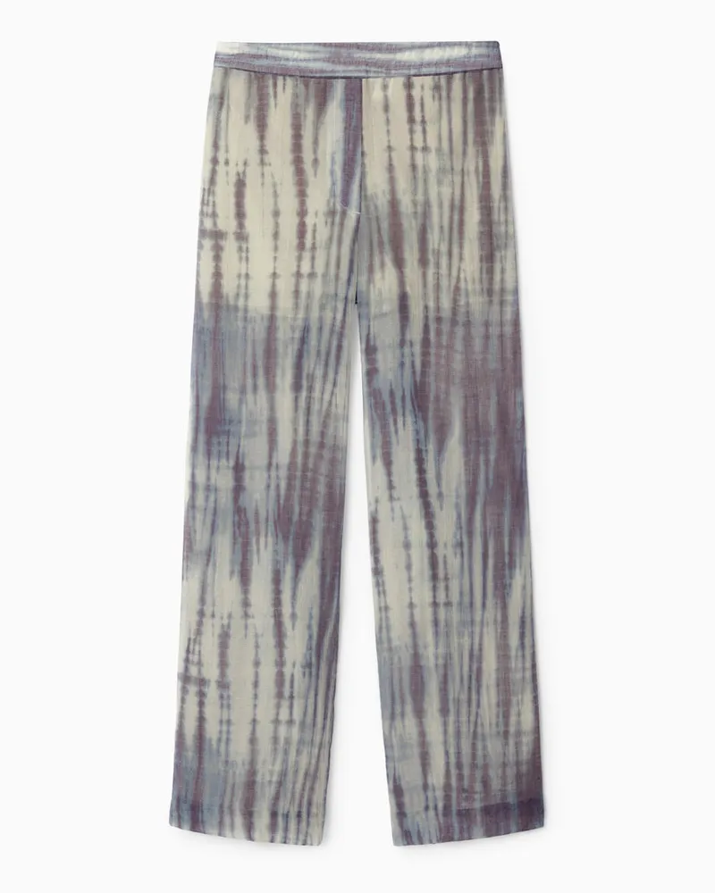 COS Hose Mit Geradem Bein Und Elastischem Bund Beige