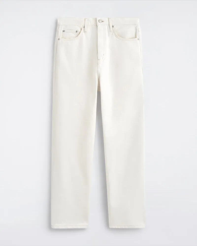 COS Rider Jeans Mit Geradem Bein Und Lockerer Passform Weiß