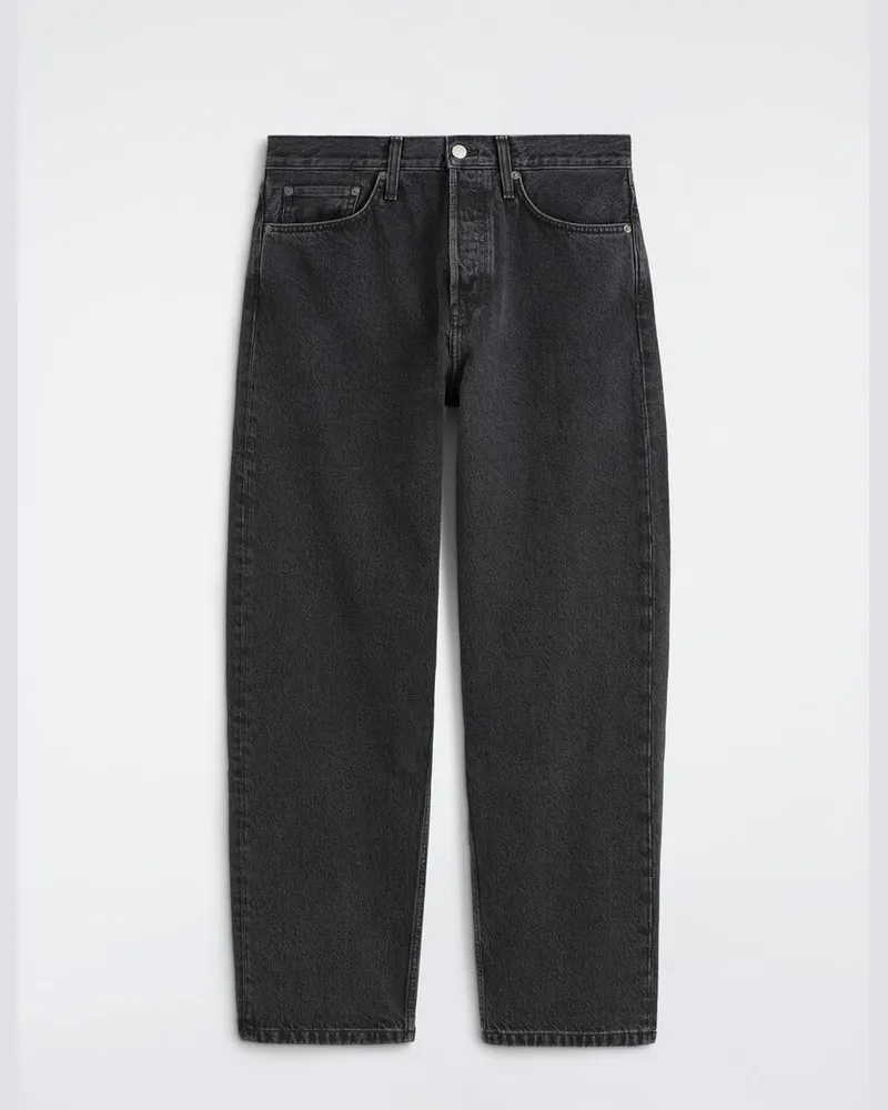 COS Rider Jeans Mit Geradem Bein Und Lockerer Passform Schwarz