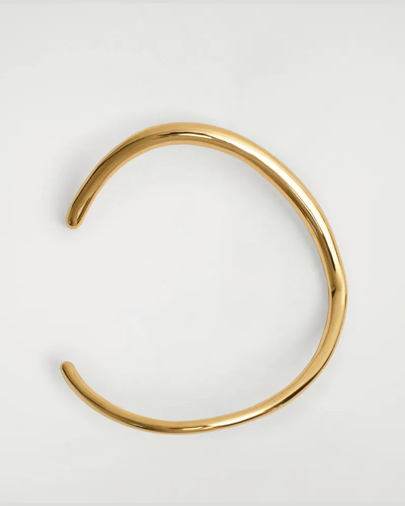 COS Abgerundete Armspange Bronze