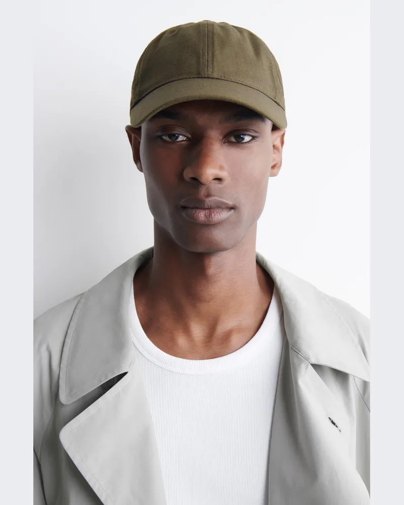 COS Baseball-Kappe Aus Baumwolle Braun