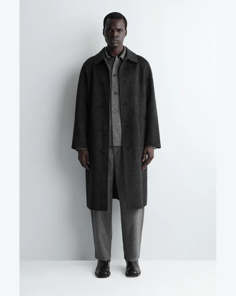 COS Wollhose Mit Barrel-Bein Grau