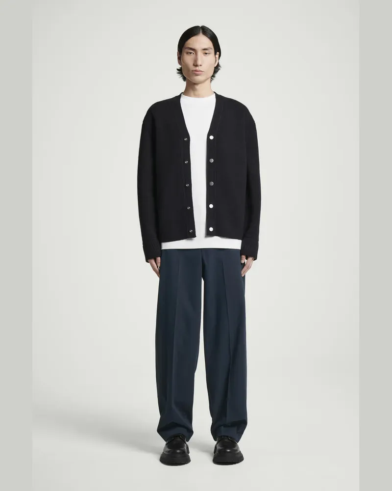 COS Lockere Chinohose Mit Geradem Bein Blau