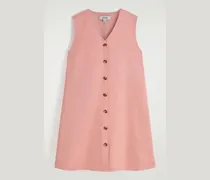 Minikleid Aus Pima-Biobaumwolle Mit Knöpfen