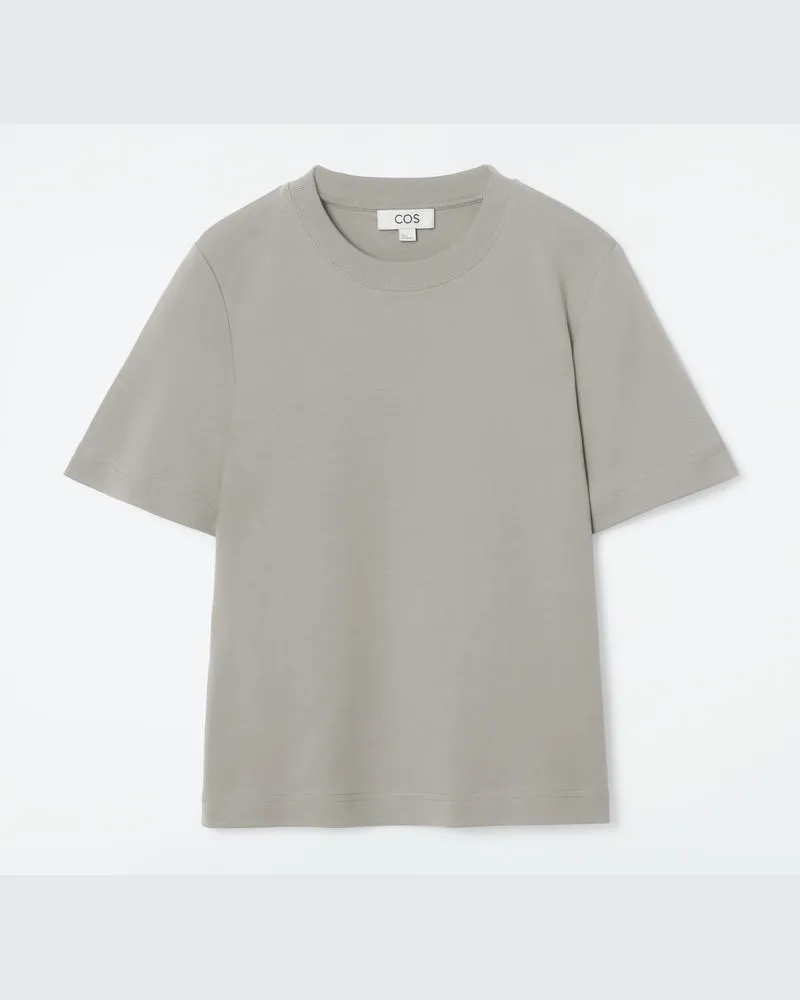 COS Schlichtes T-Shirt Mit Normaler Passform Grün