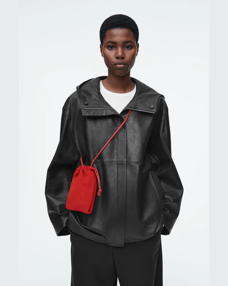 COS Cavatelli Handytasche - Leder Rot