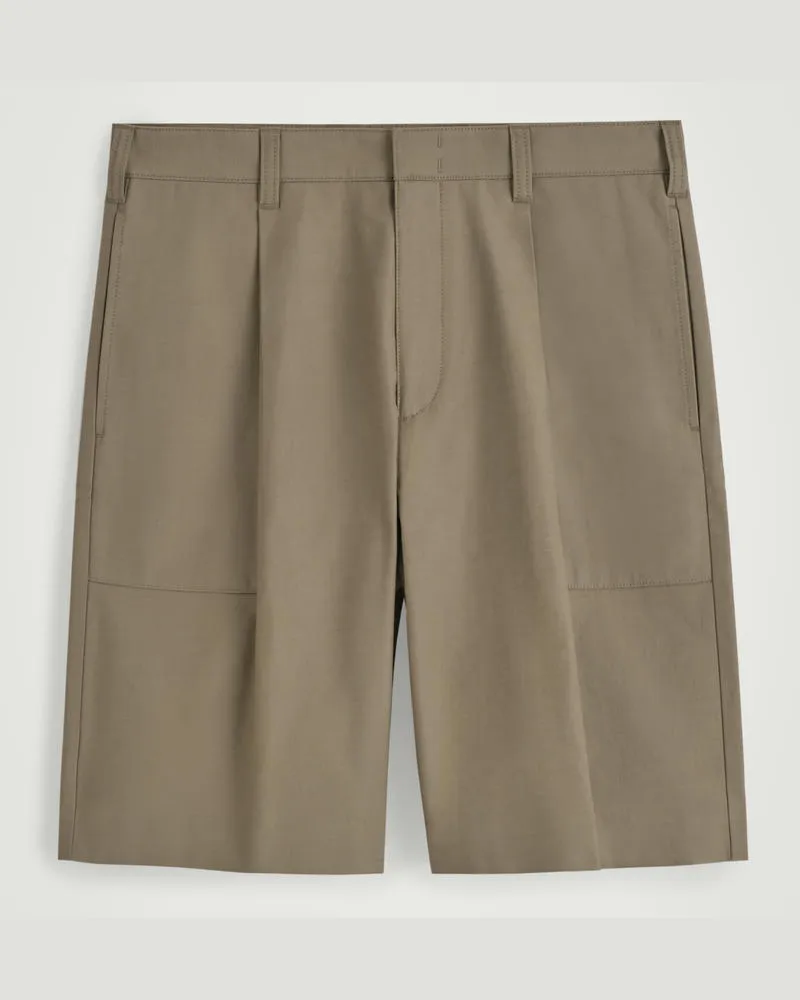 COS Chinoshorts Aus Baumwoll-Twill Beige
