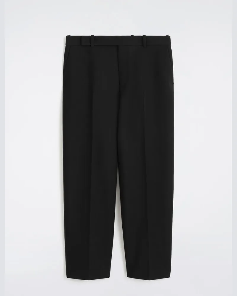 COS Hose Aus Woll-Mix Mit Geradem Bein Schwarz