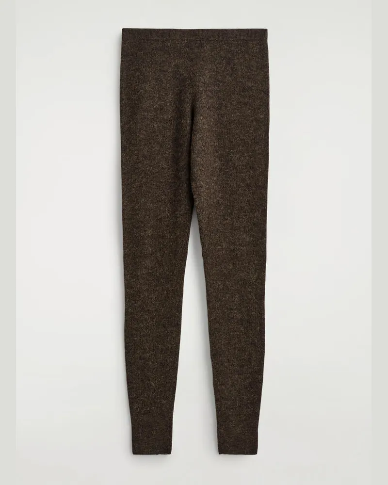 COS Leggings Aus Alpaka-Merinowoll-Mix Braun