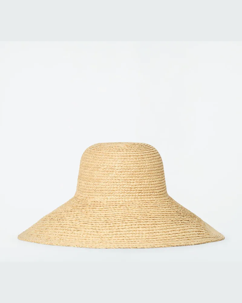 COS Strohhut Mit Breiter Krempe Beige