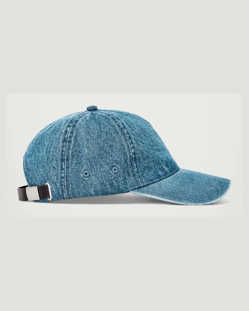 COS Basecap Aus Denim Blau