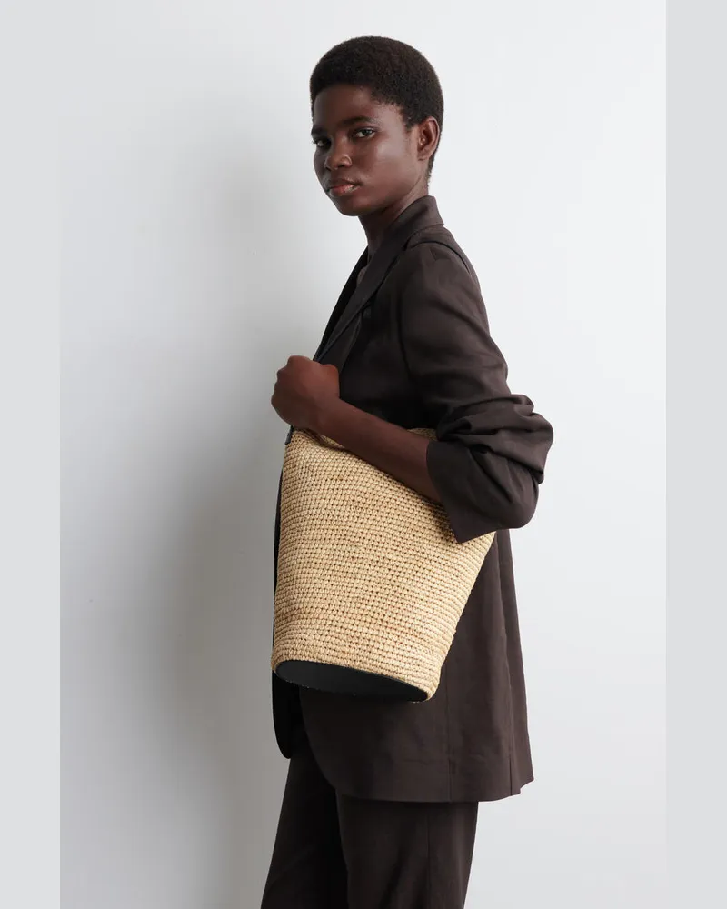 COS Beuteltasche - Stroh Beige