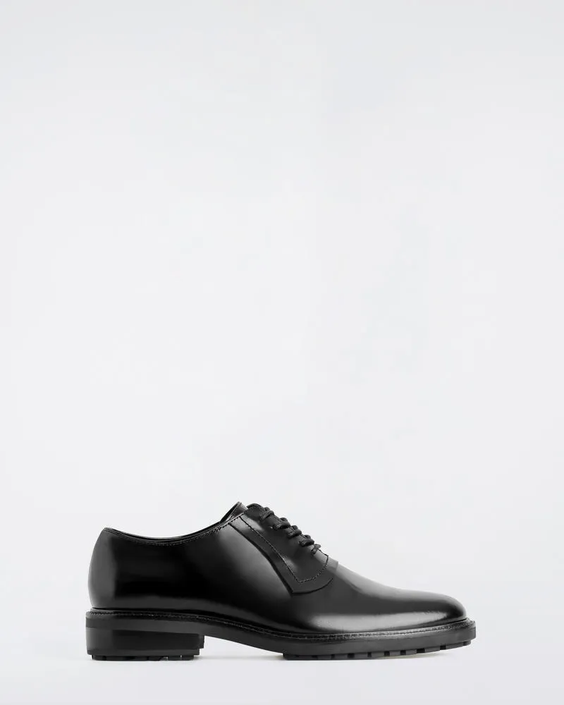 COS Oxford-Schuhe Aus Leder Schwarz