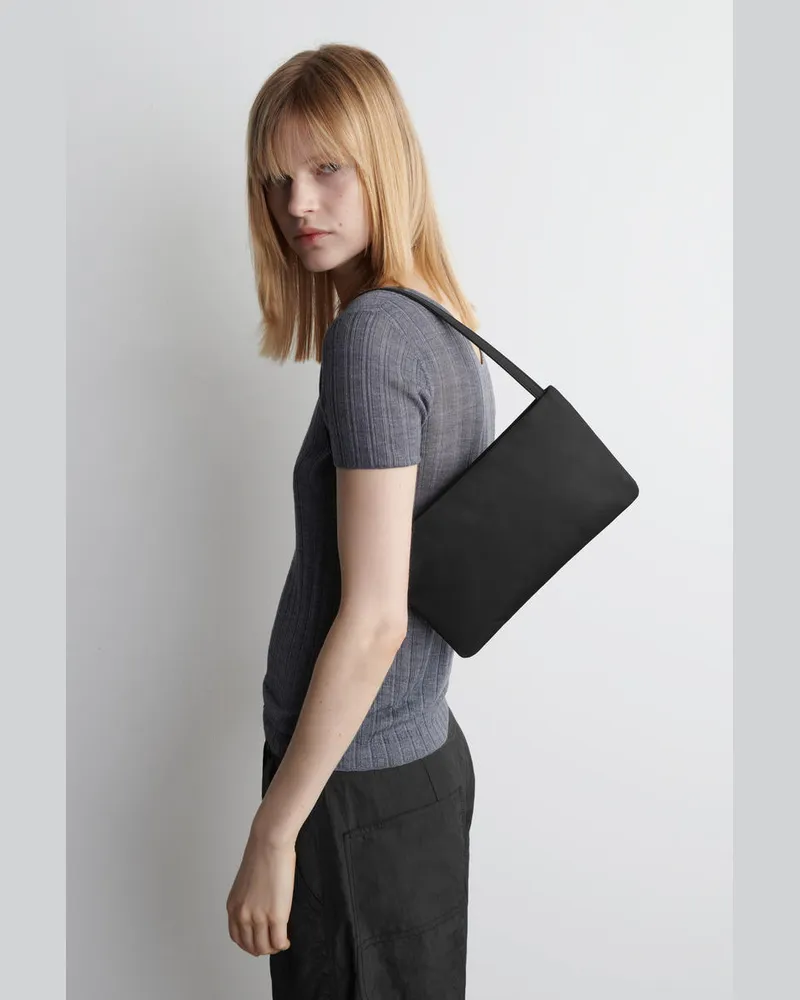 COS Archive Schultertasche - Nylon Blau