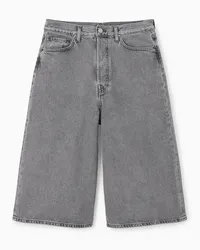 COS Knielange Jeansshorts Graue