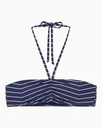 Cos Bandeau-Bikinioberteil Mit Neckholder Navyblau