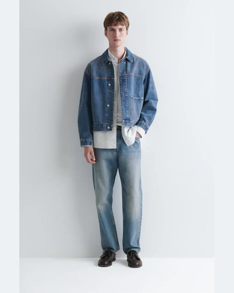 COS Signature Jeans Mit Geradem Bein Blau