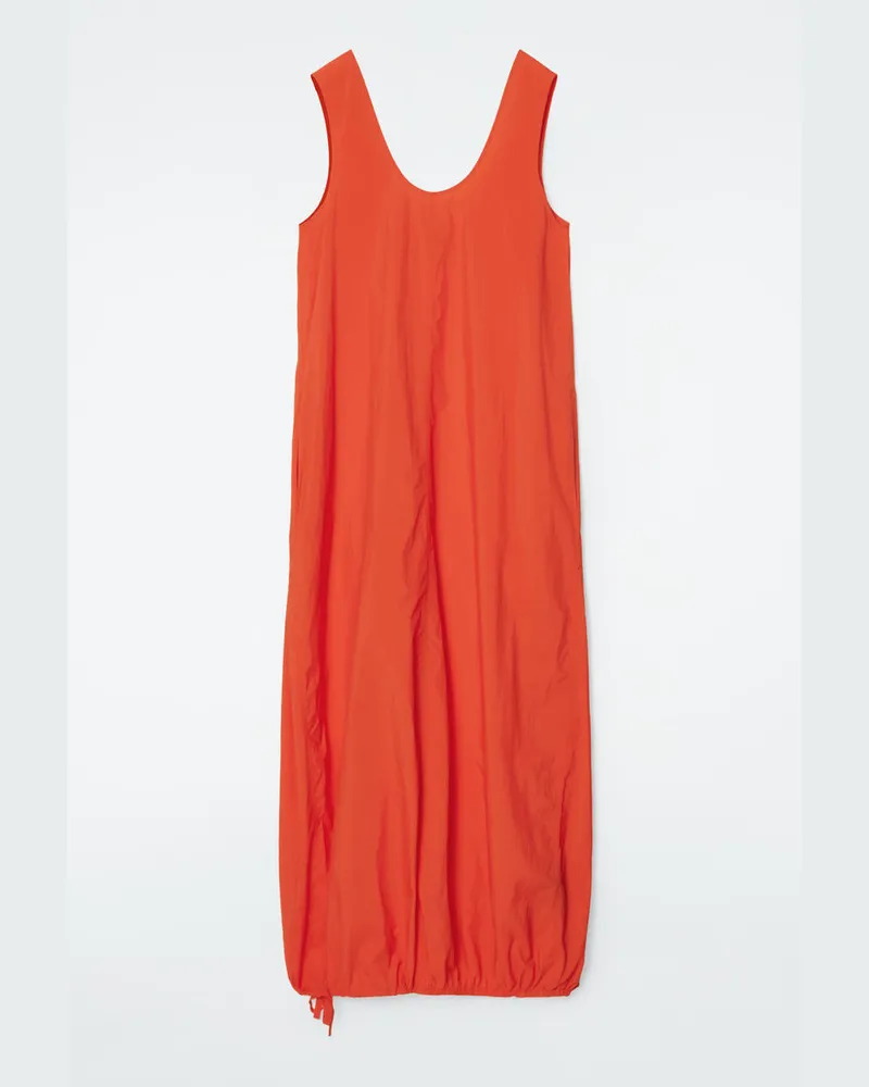 COS Oversized-Maxikleid Rot