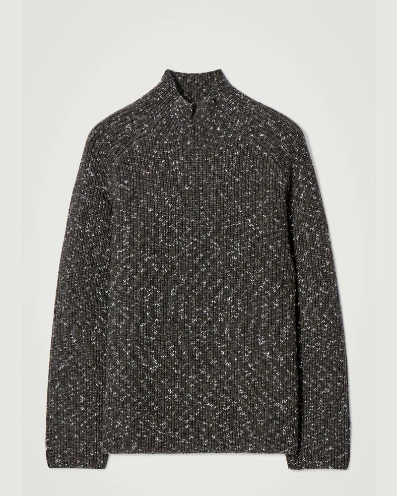 COS Wollpullover Aus Verzwirnter Wolle Grün