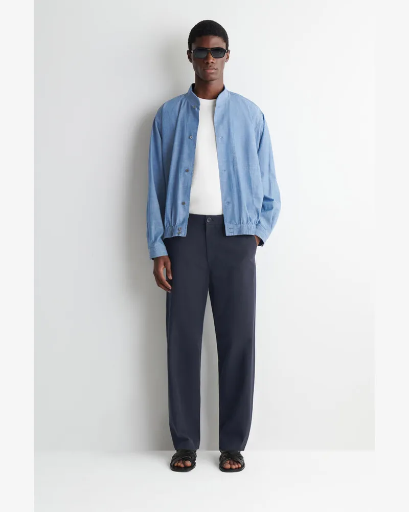 COS Hemdjacke Aus Denim Im Bomberjacken-Stil Blau