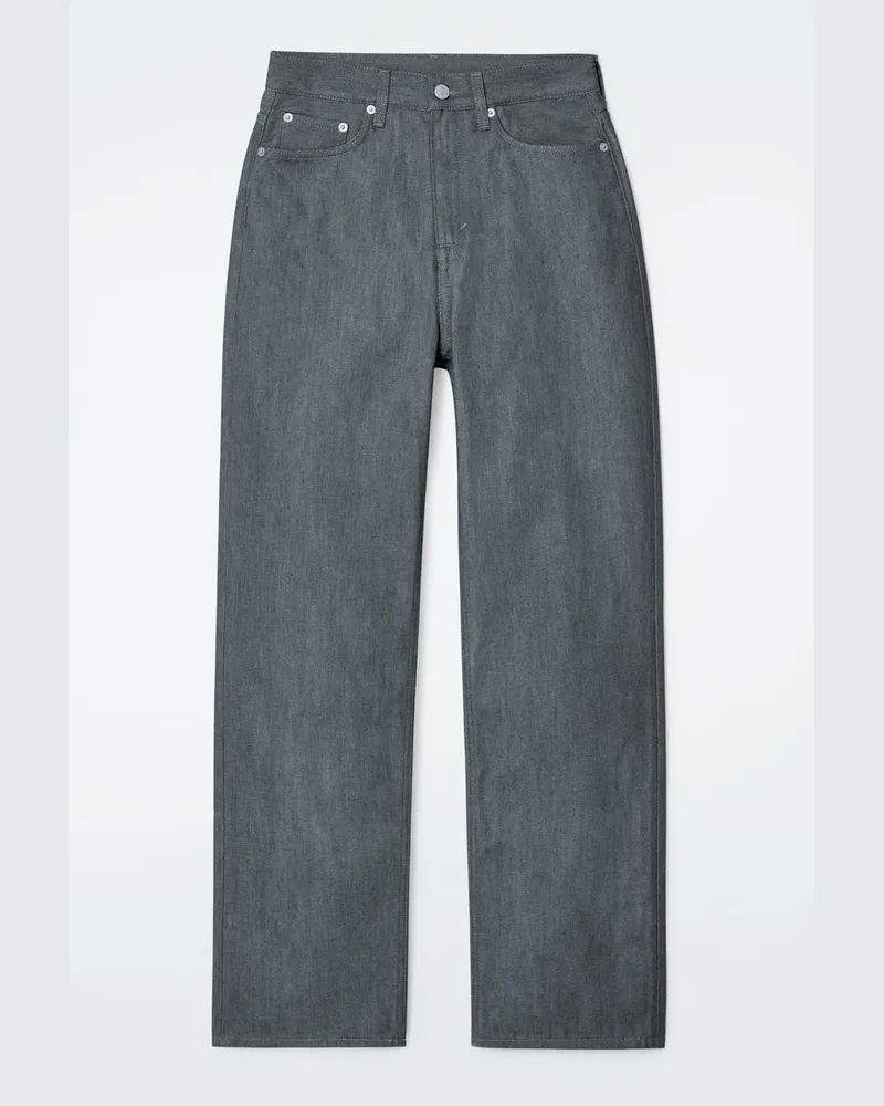 COS Column Jeans Mit Geradem Bein Grau