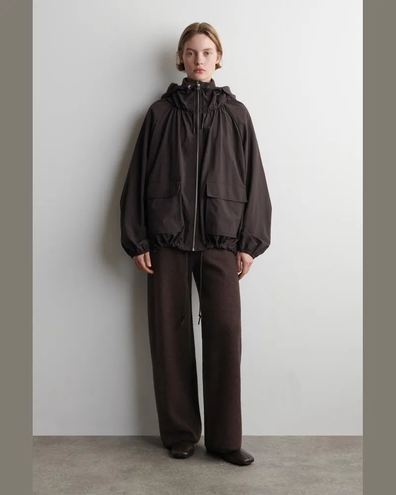 COS Parka Aus Funktionsmaterial Mit Kapuze Braun