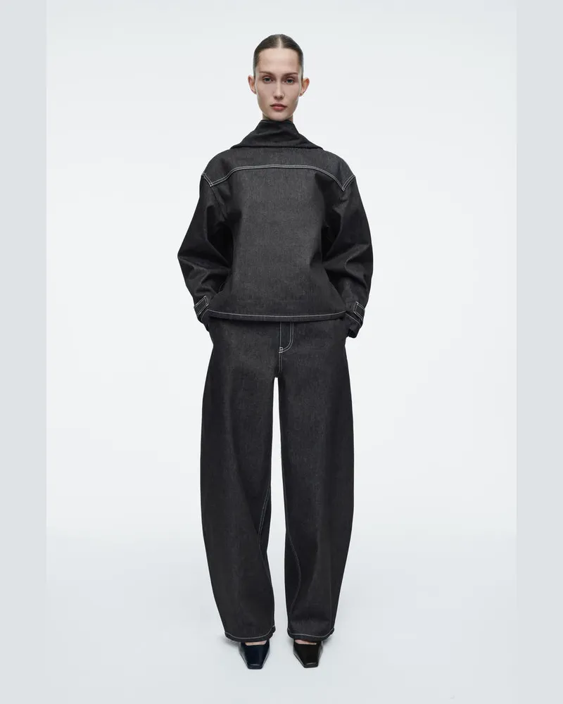 COS Jeans Aus Denim Mit Barrel-Bein Blau