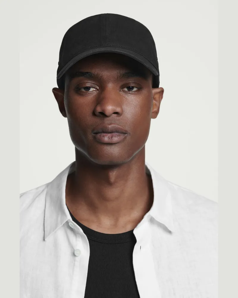 COS Basecap Aus Baumwoll-Twill Schwarz