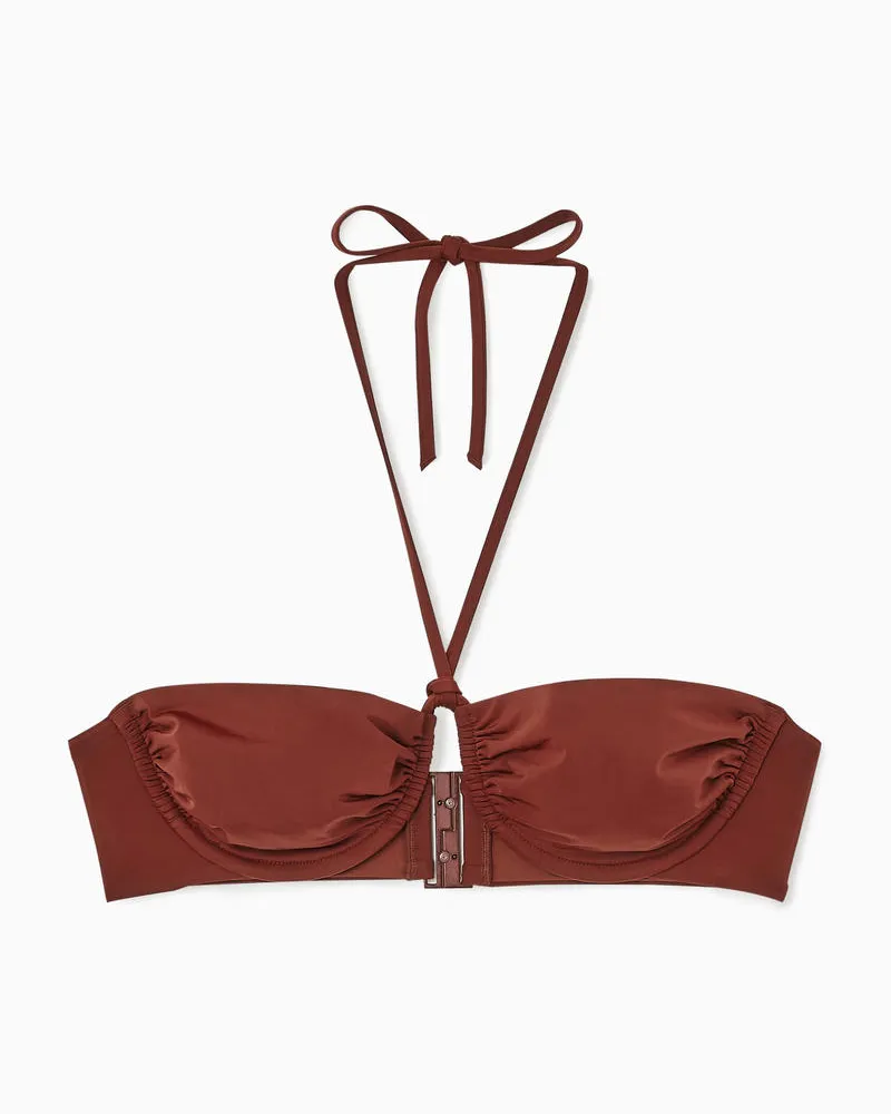 COS Neckholder-Bikinioberteil Mit Bügeln Rot
