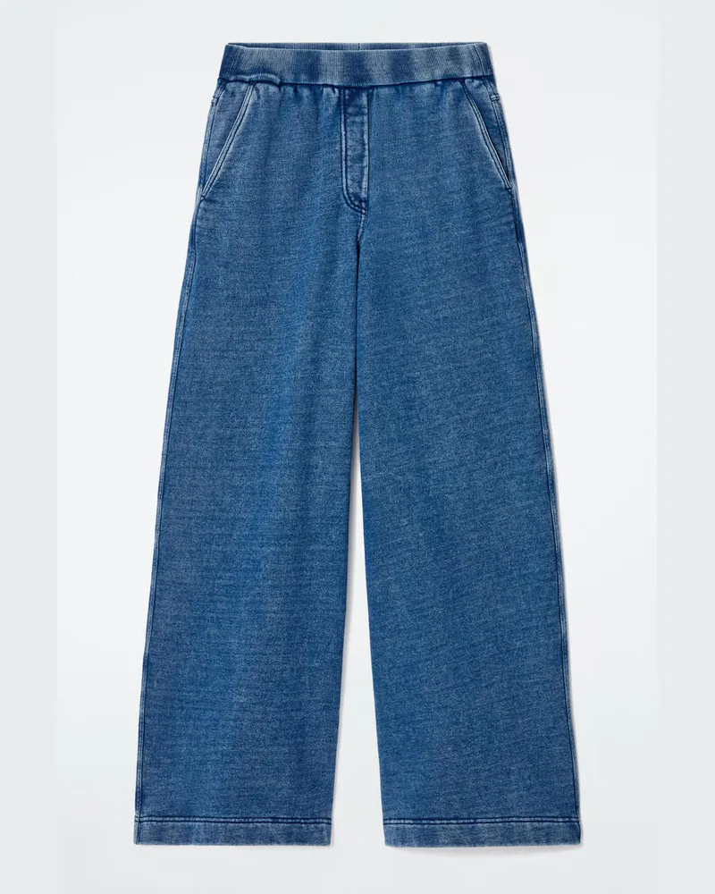 COS Jogginghose Aus Jersey Im Denimlook Blau