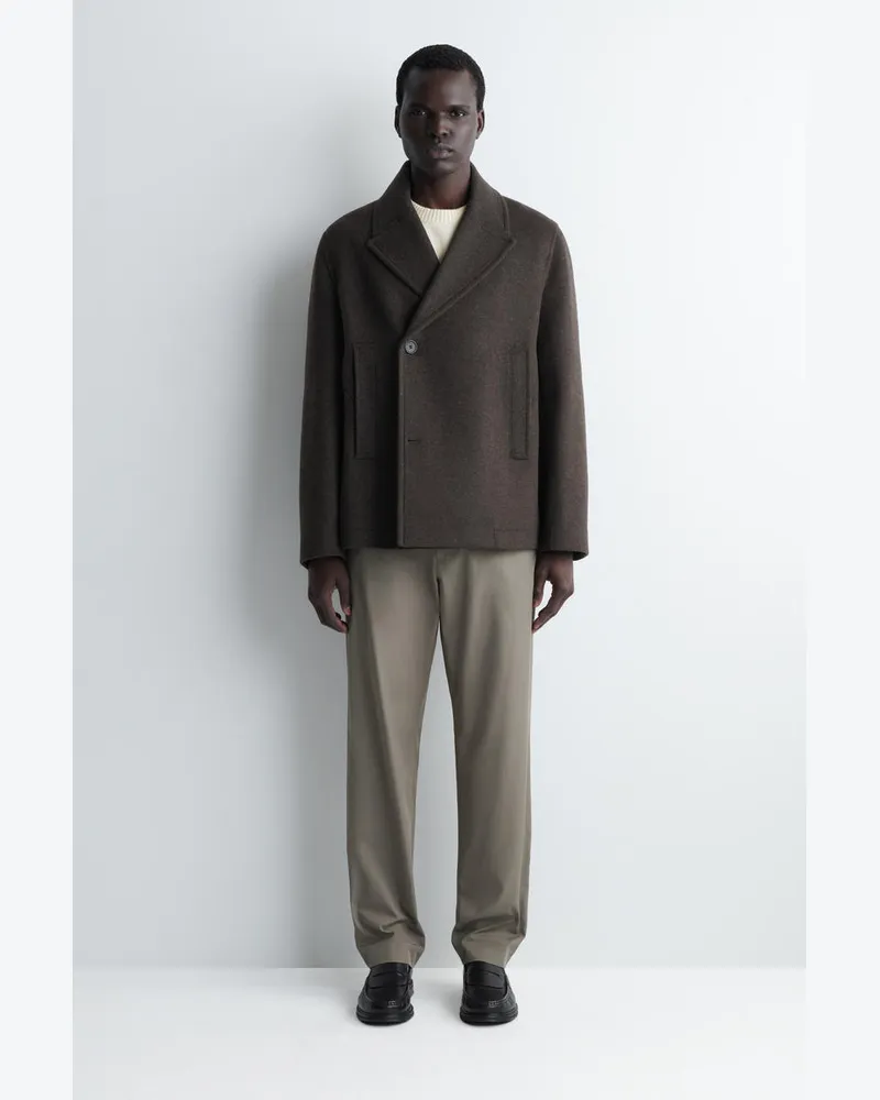 COS Hose Aus Baumwolle Mit Geradem Bein Beige