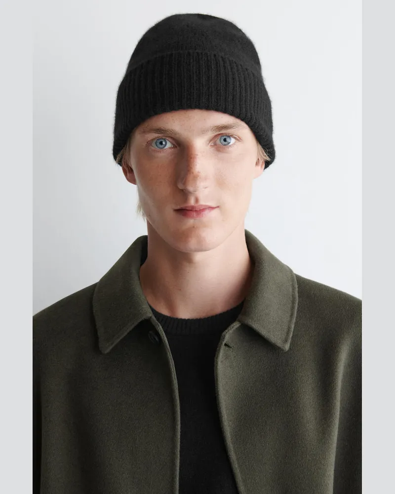COS Beanie Aus Kaschmir Schwarz