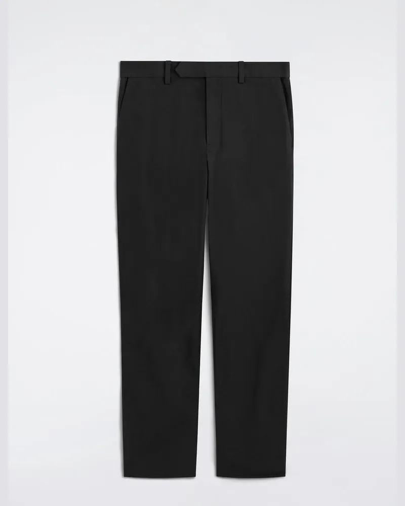 COS Schmale Hose Aus Baumwoll-Mix Mit Geradem Bein Schwarz