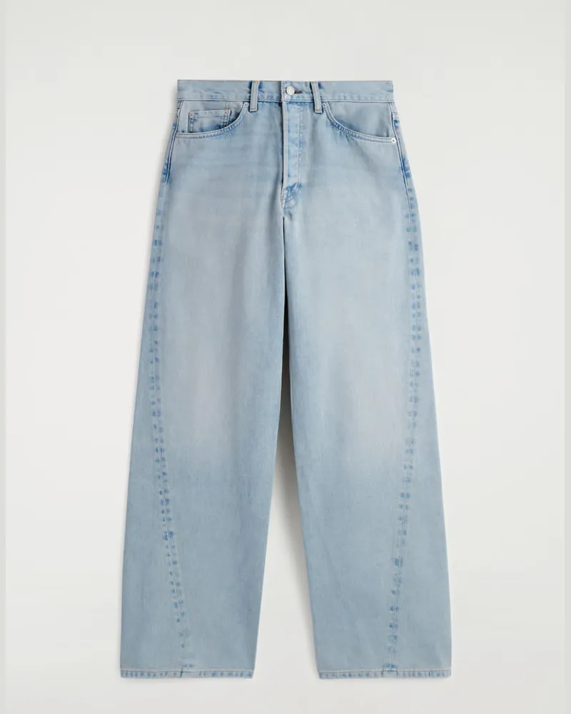 COS Facade Jeans Mit Geradem Bein Blau
