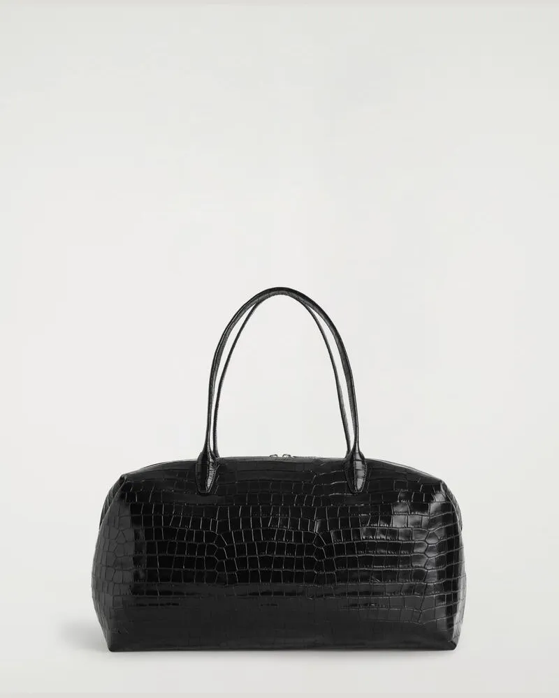 COS Frieze Bowlingtasche - Leder In Krokodiloptik Adult