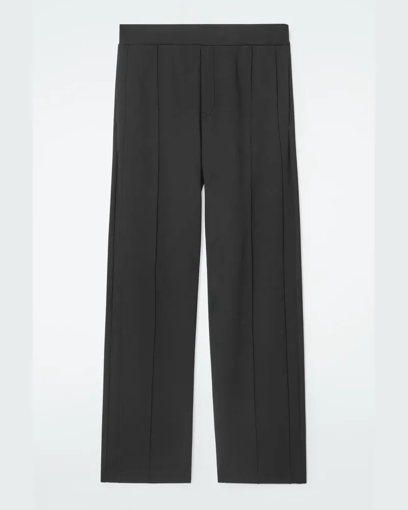 COS Hose Mit Geradem Bein Und Biesen Schwarz