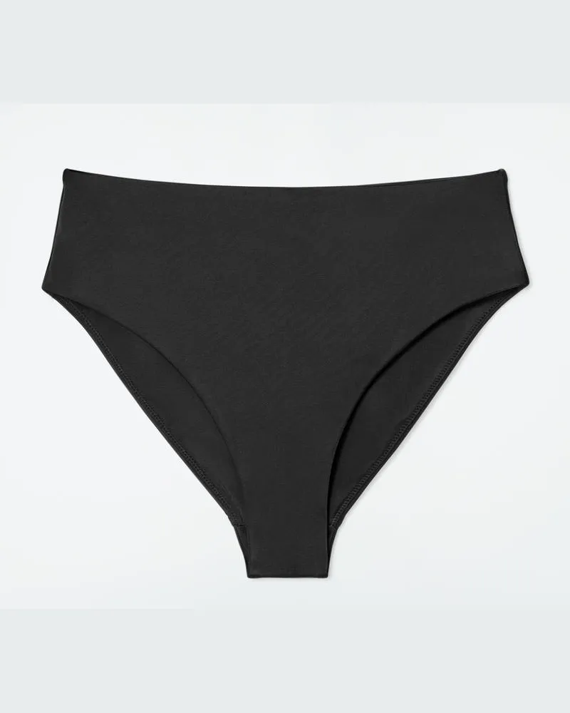 COS Bikinihose Mit Hohem Bund Schwarz