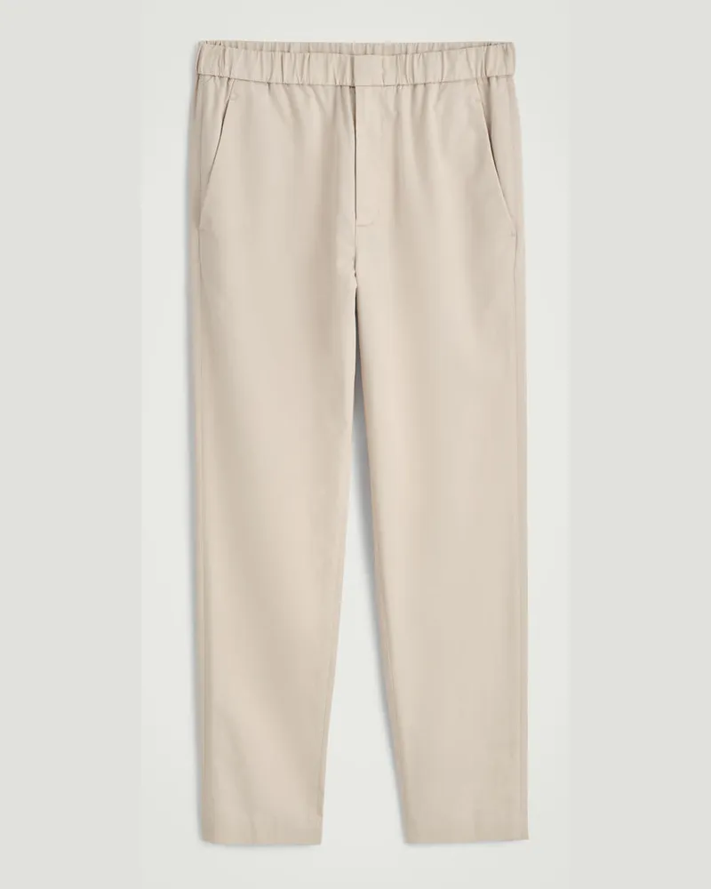 COS Hose Aus Twill Mit Schmal Zulaufendem Bein Beige