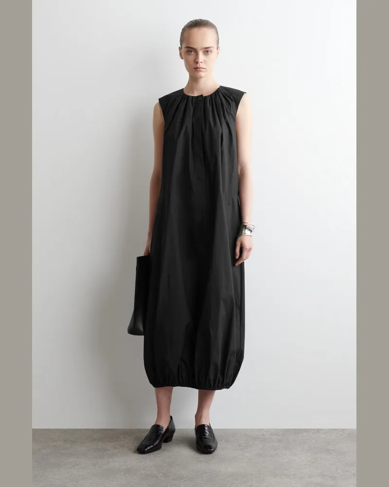 COS Midikleid Mit Bubble-Saum Grün