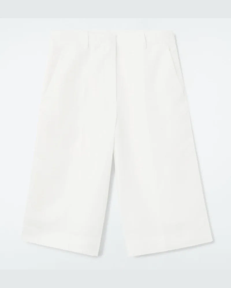 COS Elegante Knielange Shorts Weiß