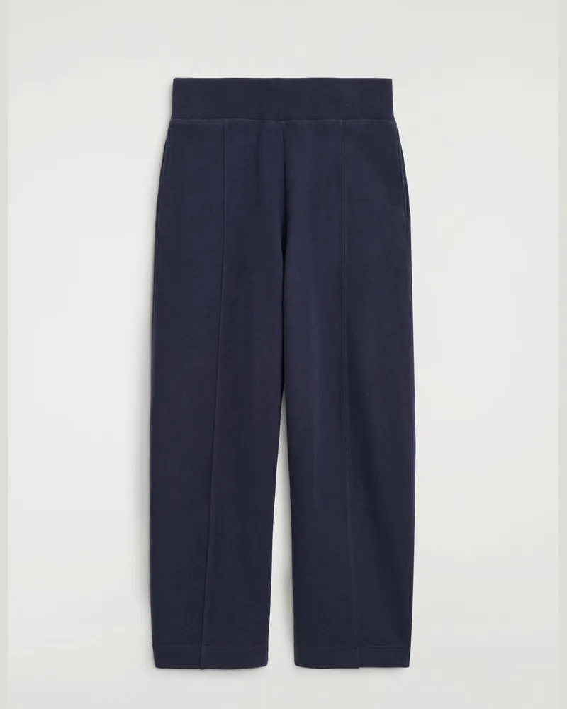 COS Jogginghose Aus Baumwolle Mit Barrel-Bein Blau