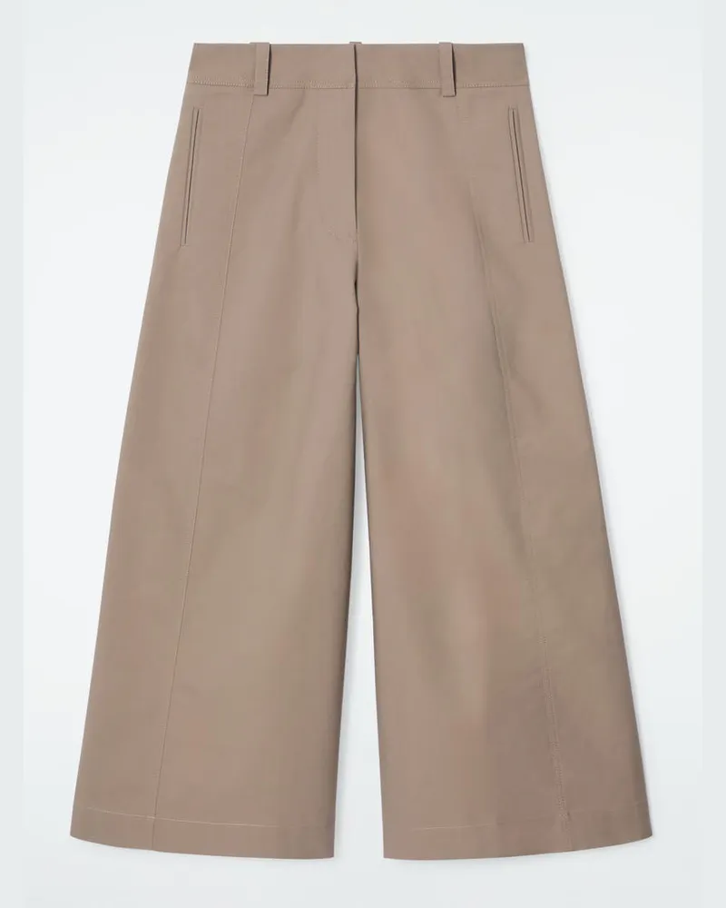 COS Culottes Aus Baumwolle Mit Besonders Weitem Bein Beige