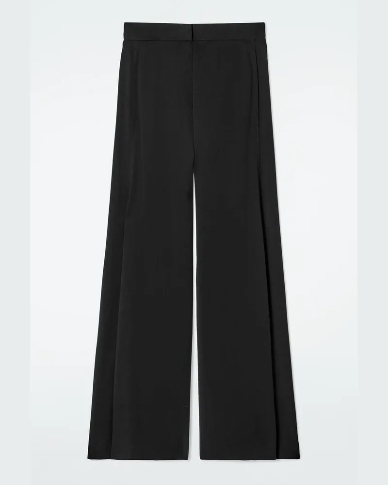 COS Fliessende Hose Mit Weitem Bein Schwarz