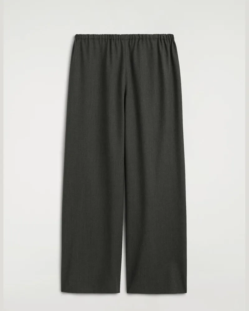 COS Hose Aus Woll-Mix Mit Weitem Bein Grau