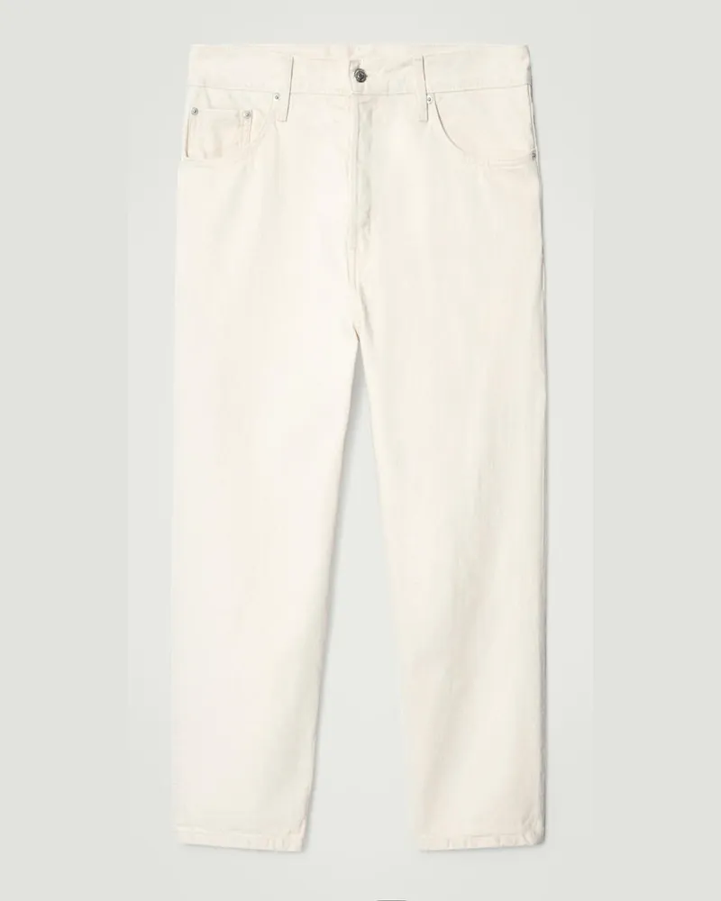 COS Dome Jeans Mit Geradem Bein Weiß