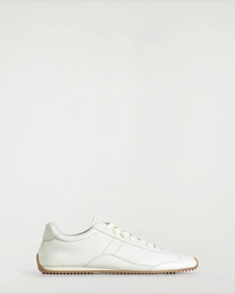 COS Sneakers Aus Leder Weiß