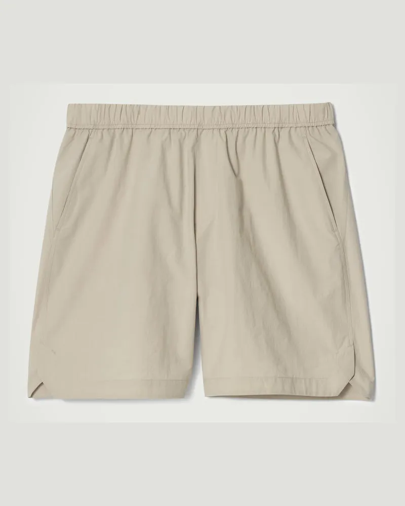 COS Shorts Aus Pima-Baumwolle Mit Elastischem Bund Beige